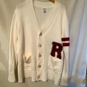 Hip Hop 50's Shop Men's Unisex 1950's  Style Varsity Letterman' Sweater Size XL